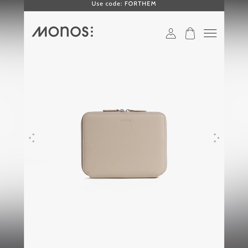 Monos Ivory Folio Kit